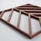 Ekena Millwork Extra Small Genoa Decorative Fretwork Wood Wall Panels, Walnut, 7 3/8"W x 7 3/8"H x 3/8"T WALW08X08X0375GNAWA - alternate 3